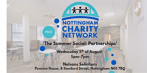 Nottingham Charity Network - Summer Social: Partnerships