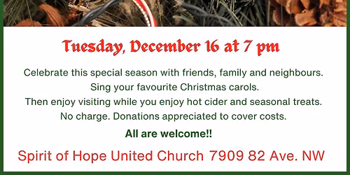 An Evening of Carols and Treats