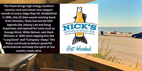Pool Party @ Nicks Kitchen & Beach Bar - The Posse Band