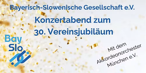 Konzertabend zum 30. Vereinsjubil\u00e4um