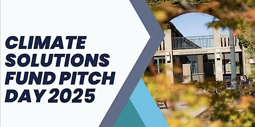 Climate Solutions Fund Pitch Day 2025