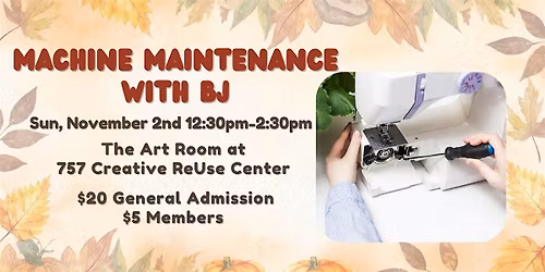Basic Sewing Machine Maintenance with BJ