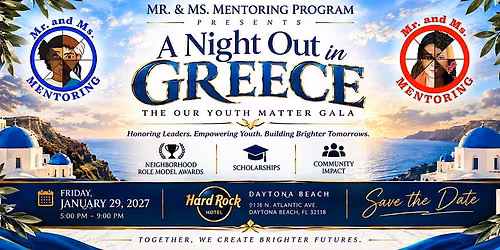 A Night Out in Greece - Our Youth Matter Gala 2027