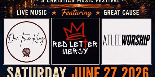 Three Christian Band gonna a blessed day to spread the word!! Come join us!!
