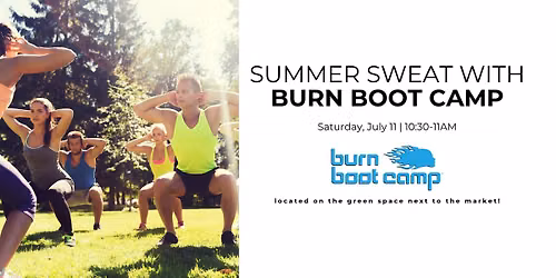 Sweat with Burn Boot Camp at Marietta Square Market