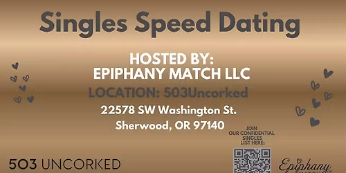 Speed Dating (ages 21-50ish)