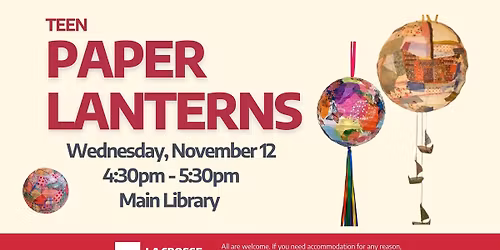 Teen Craft: Paper Lanterns