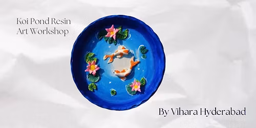 Koi Pond Resin Art