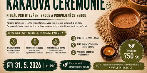 \ud83c\udf3f Kakaov\u00e1 ceremonie v \u010dajovn\u011b Vnit\u0159n\u00ed klid \ud83c\udf3f