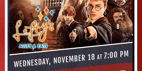 Harry Potter Trivia Night at Lefty's Alley & Eats (Newark)