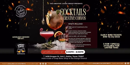 Cocktails & Creative Convos