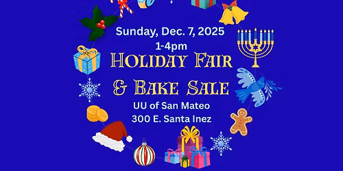 UUSM Holiday Fair & Bake Sale