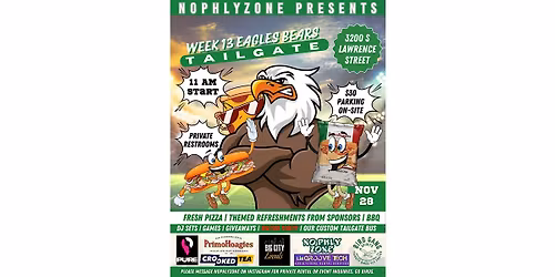 Eagles Tailgate Week 13 - Chicago Bears November 28