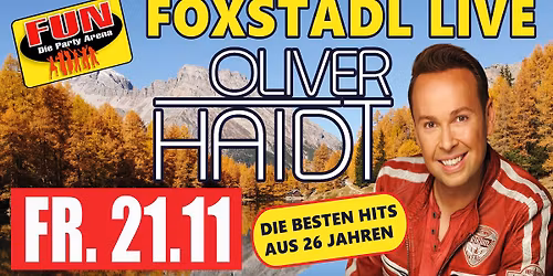 Oliver Haidt I Live im FOXSTADL