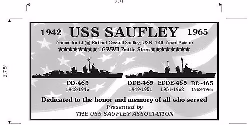 2026 USS SAUFLEY REUNION AT Stonecastle Hotel Branson, MO. September 14 through 18th. Contact me.  