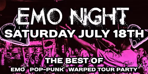EMO NIGHT ft. Flicker\/\/Fade Live Band Emo Night