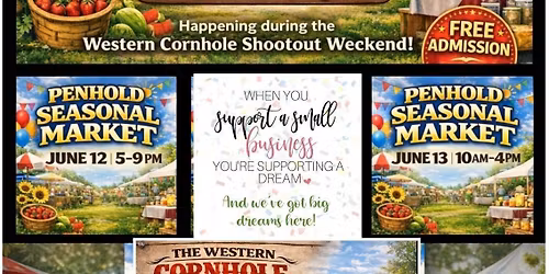 Penhold Seasonal Market June event