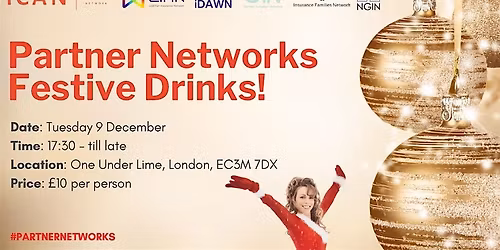 Insurance Inclusion Partner Networks London Festive Drinks 2025