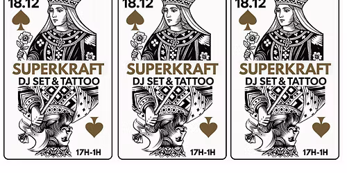 Happy Christmas : TATTOO & DJ SET - SUPERKRAFT