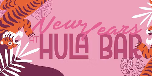 New Years Eve Tropical Party at Hula Bar