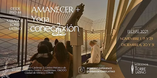 Amanecer + Yoga | Desde el piso 44 con vista 360\u00ba de la CDMX