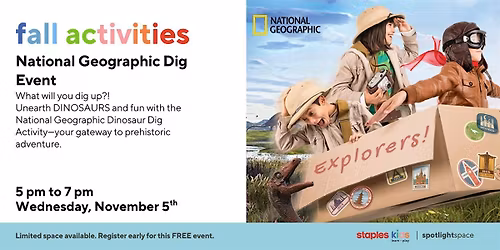National Geographic Dig Event at Staples Kingston Store 133
