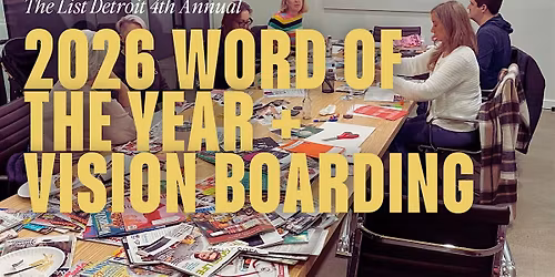 2026 Word of the Year Workshop & Vision Board
