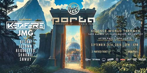 PORTA MUSIC FEST VANCOUVER IV @ Science World - Green Roof Terrace