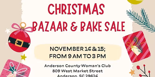 Annual Christmas Bazaar and Bake Sale