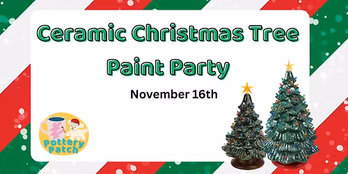 Ceramic Christmas Tree Paint Party