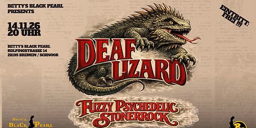 DEAF LIZARD - Fuzzy Psychedelic Stoner Rock