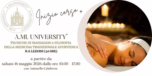 TECNICHE DI MASSAGGIO e FILOSOFIA DELLA MEDICINA TRADIZIONALE AYURVEDICA