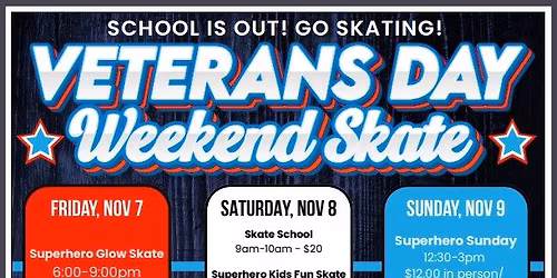 \ud83e\uddb8\u200d\u2642\ufe0f Superhero Veterans Day Weekend \ud83e\uddb8\u200d\u2640\ufe0f