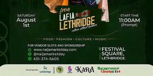 Naija Market Day - From Lafia To Lethbridge