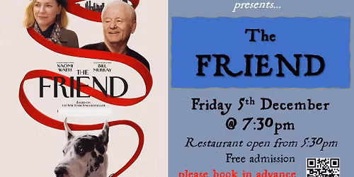 Lamb Inn Cinema Club present THE FRIEND
