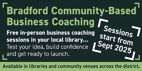 Bradford Community-Based Business Coaching - New Business Sales Workshop