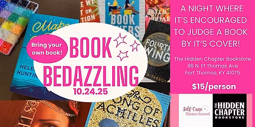 Book Bedazzling with the Self Care Sisterhood