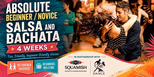 Absolute Beginner/Novice Salsa & Bachata (4 Weeks)