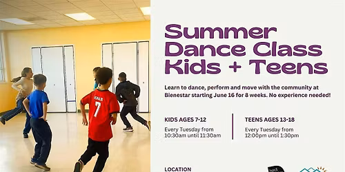 Summer Dance Classes for Kids & Teens