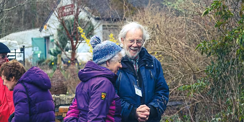 Spring walk at Treborth Botanic Garden (Welsh language)