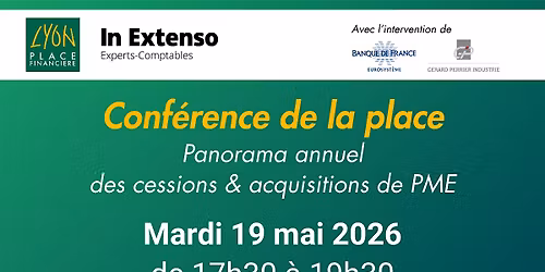Conf\u00e9rence de la place avec In Extenso : Panorama cessions & acquisitions