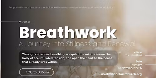 Spring Breathwork Class \u2013 A Journey Into Stillness and Renewal