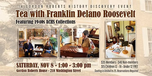 Tea with Franklin Delano Roosevelt