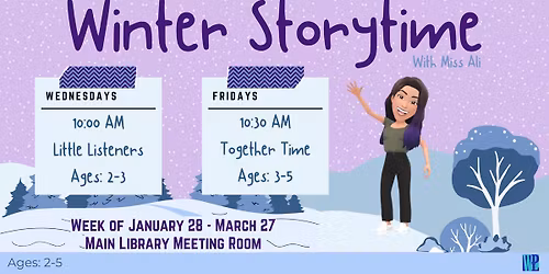 Winter Storytime: Little Listeners