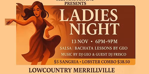 Ladies Night at Lowcountry Merrillville - Dancing and Seafood