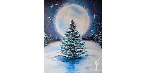 Cosmic Christmas Tree - Paint and Sip in Houston | Classpop!\u2122