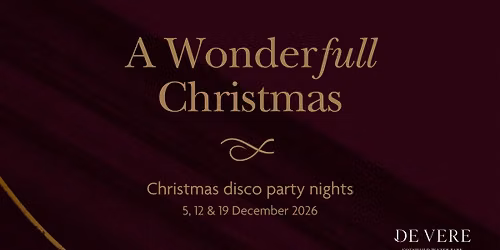 De Vere Cotswold Water Park Christmas disco party night