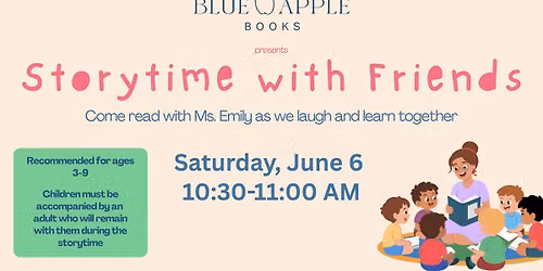 Storytime with Friends Led by Ms. Emily Tester