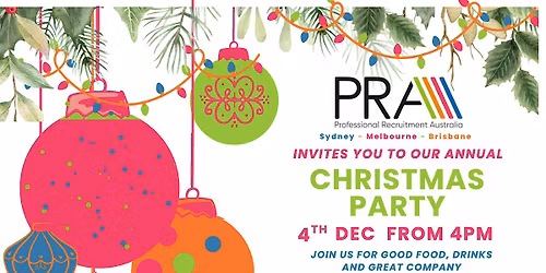 PRA Brisbane Christmas Party