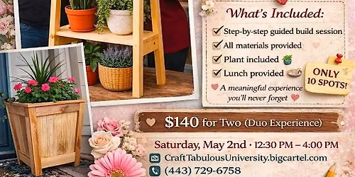 Build & Bond Mother\u2019s Day Edition